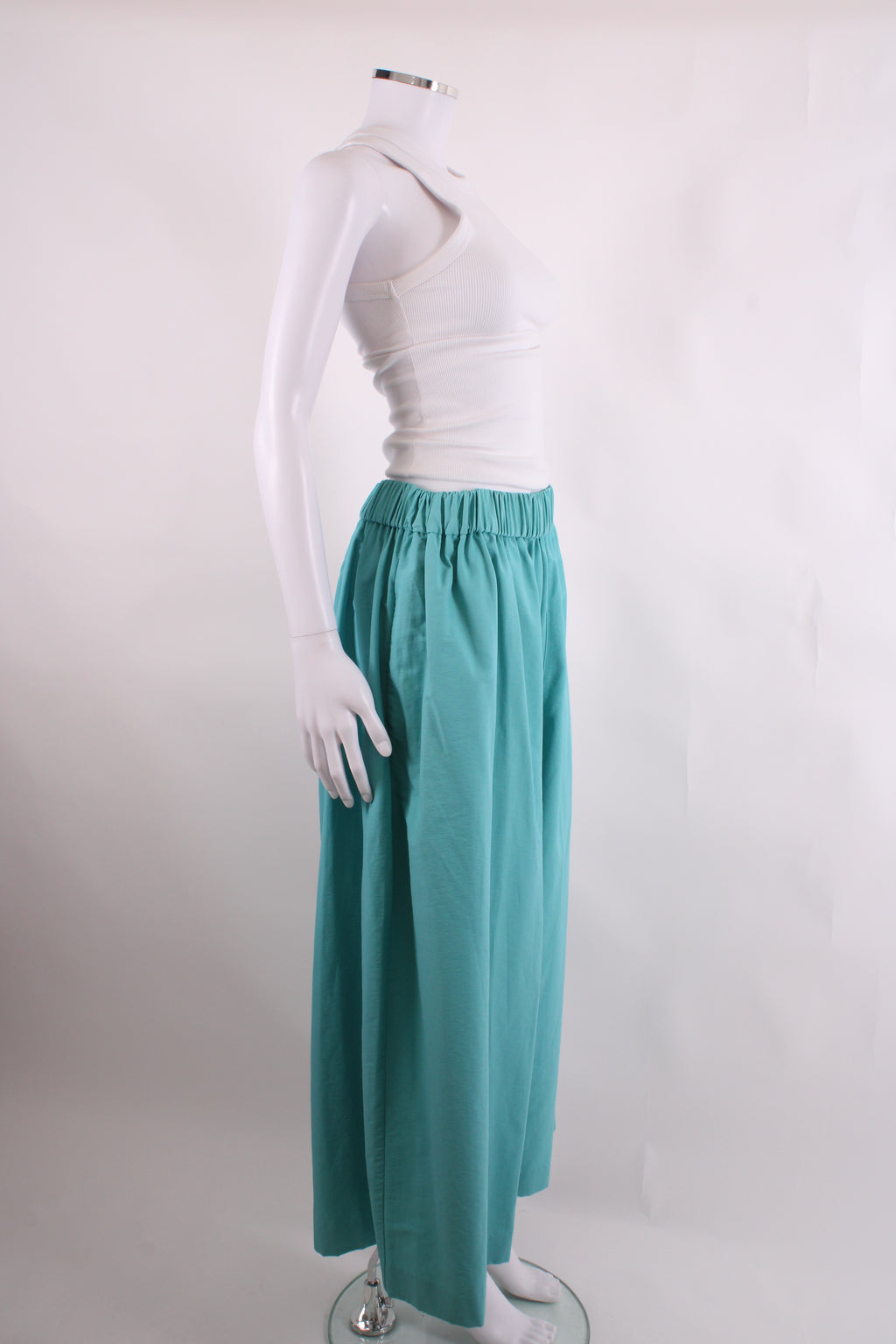 Acne Studios Nubia Archive Wide Leg Trousers Teal 42