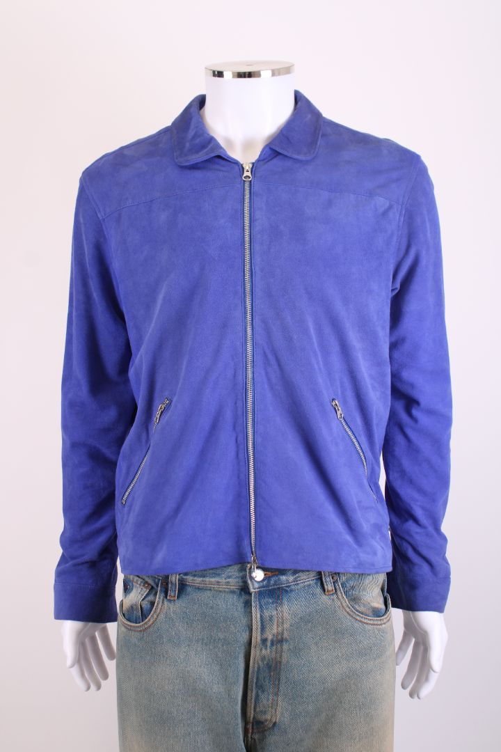 Soulland Suede jacket Blue M