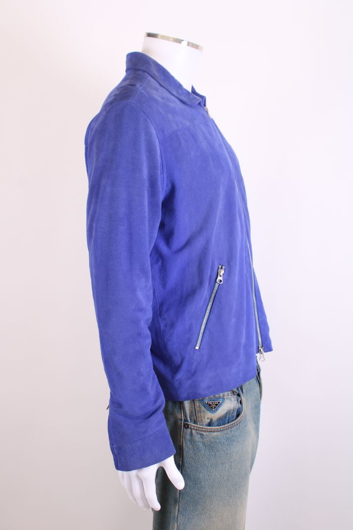 Soulland Suede jacket Blue M