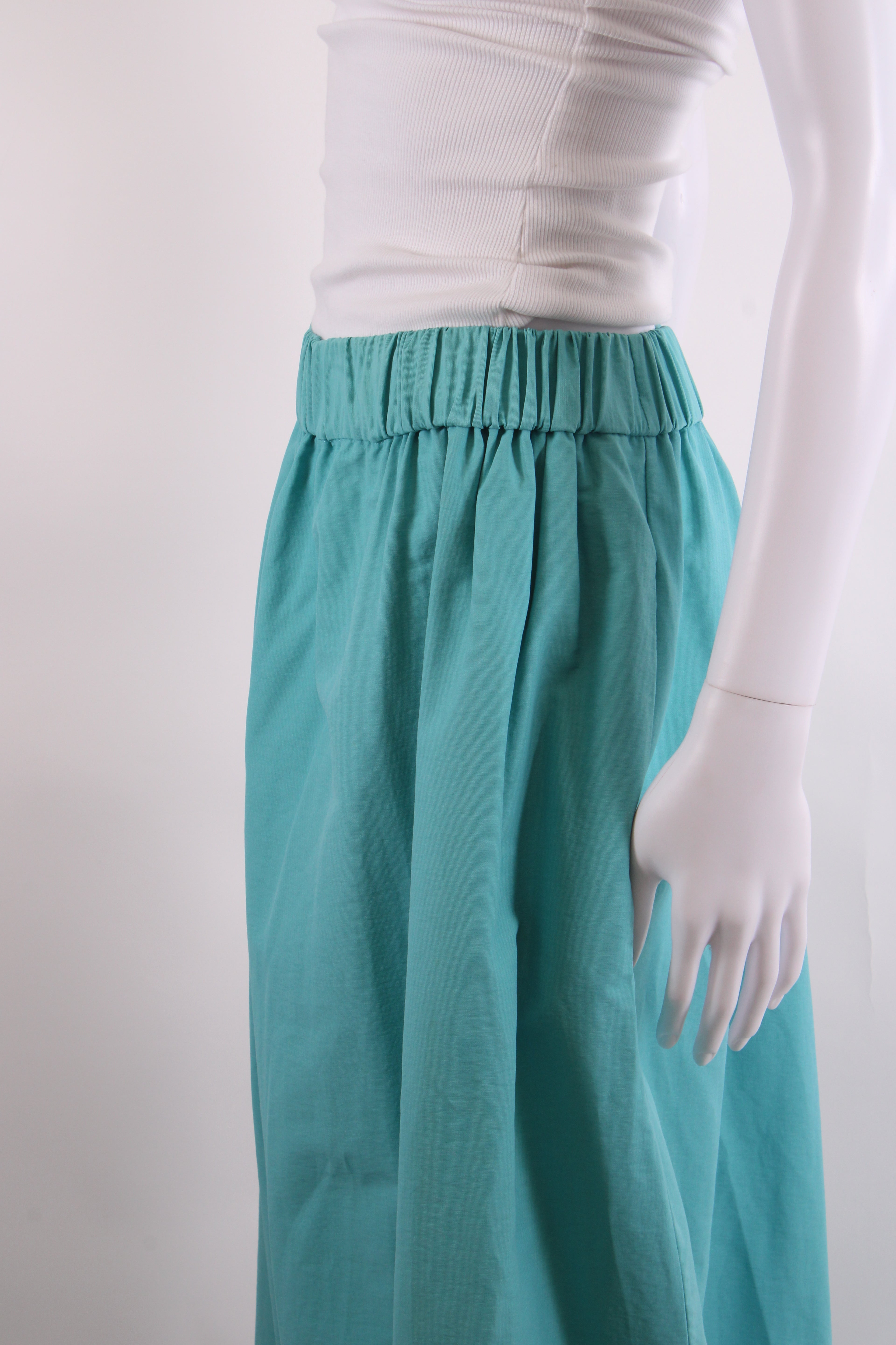 Acne Studios Nubia Archive Wide Leg Trousers Teal 42