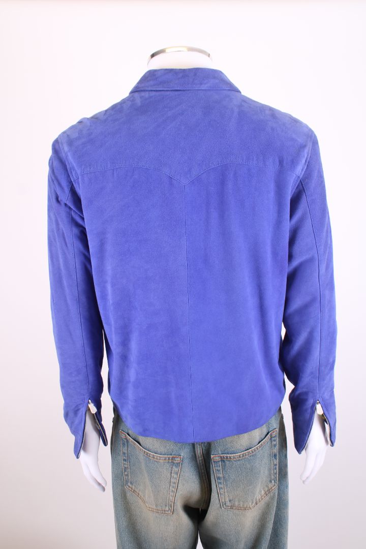 Soulland Suede jacket Blue M