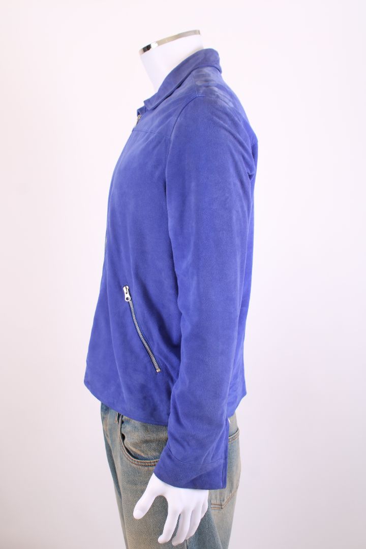 Soulland Suede jacket Blue M