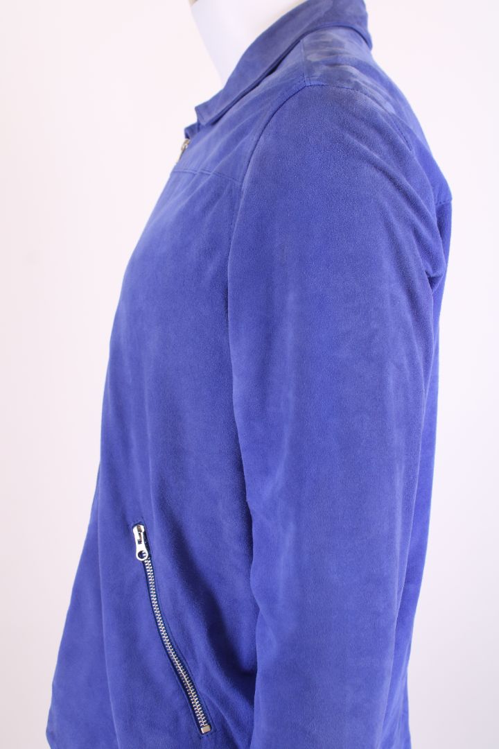 Soulland Suede jacket Blue M