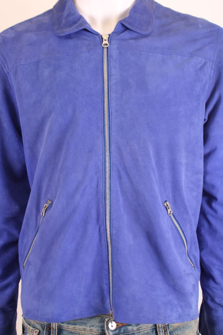 Soulland Suede jacket Blue M