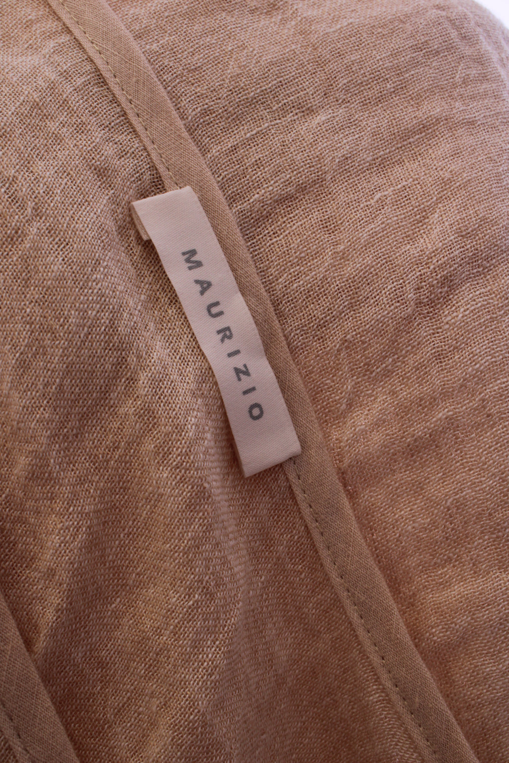 Maurizio Lace Trim Top/Trouser Co-ord Beige M
