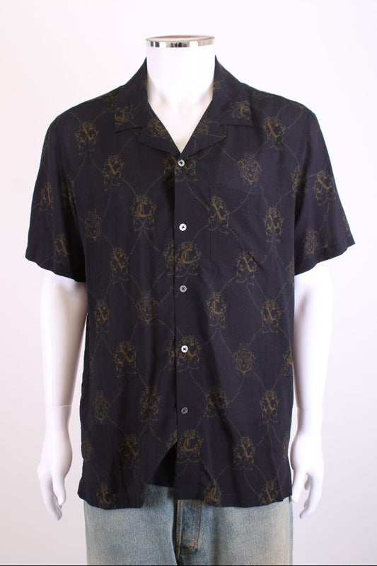 Hotel Franks X Camilla S/S Print Shirt Black / Khaki M