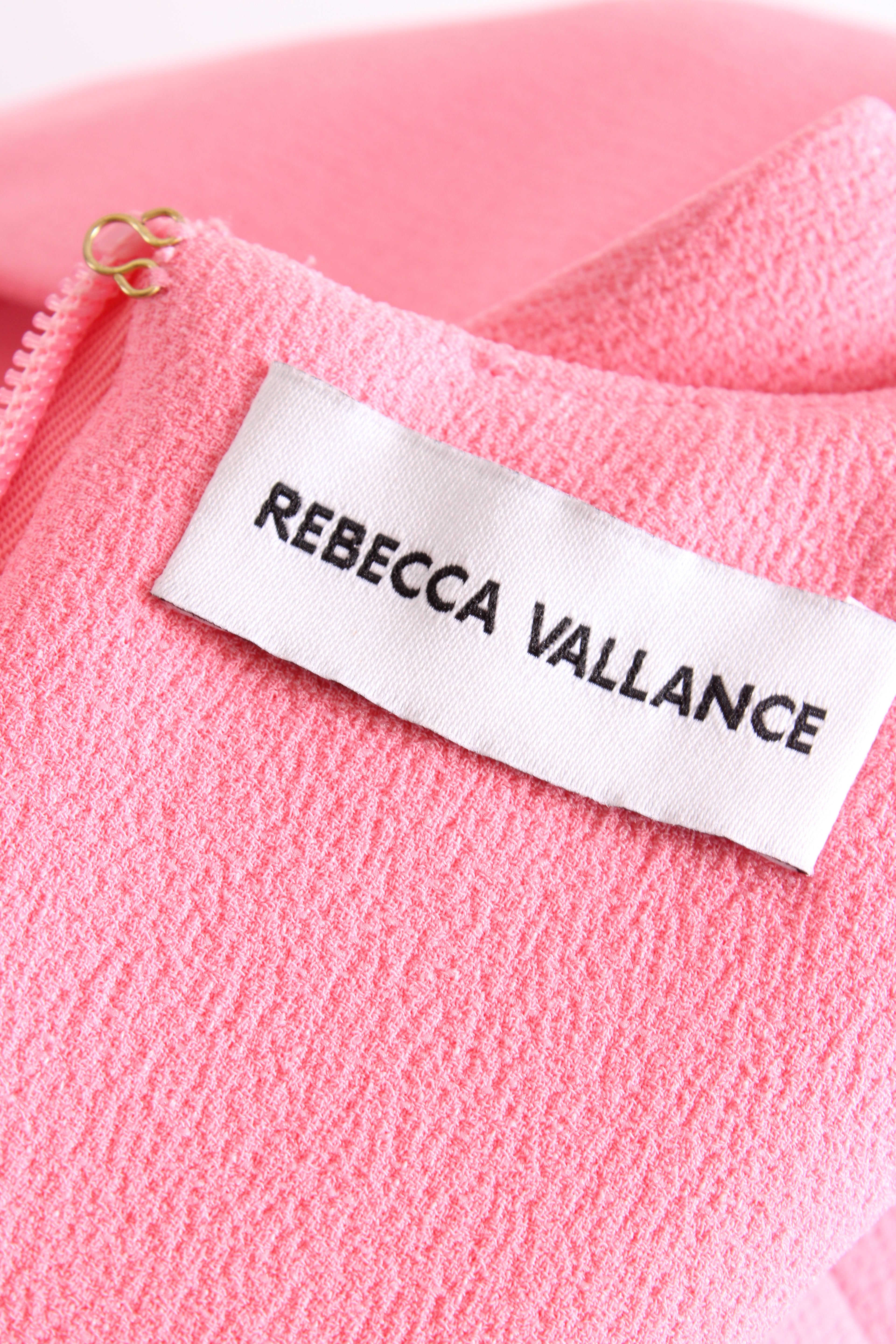 Rebecca Vallance S/S Rhinestone Bow Dress Pink 12