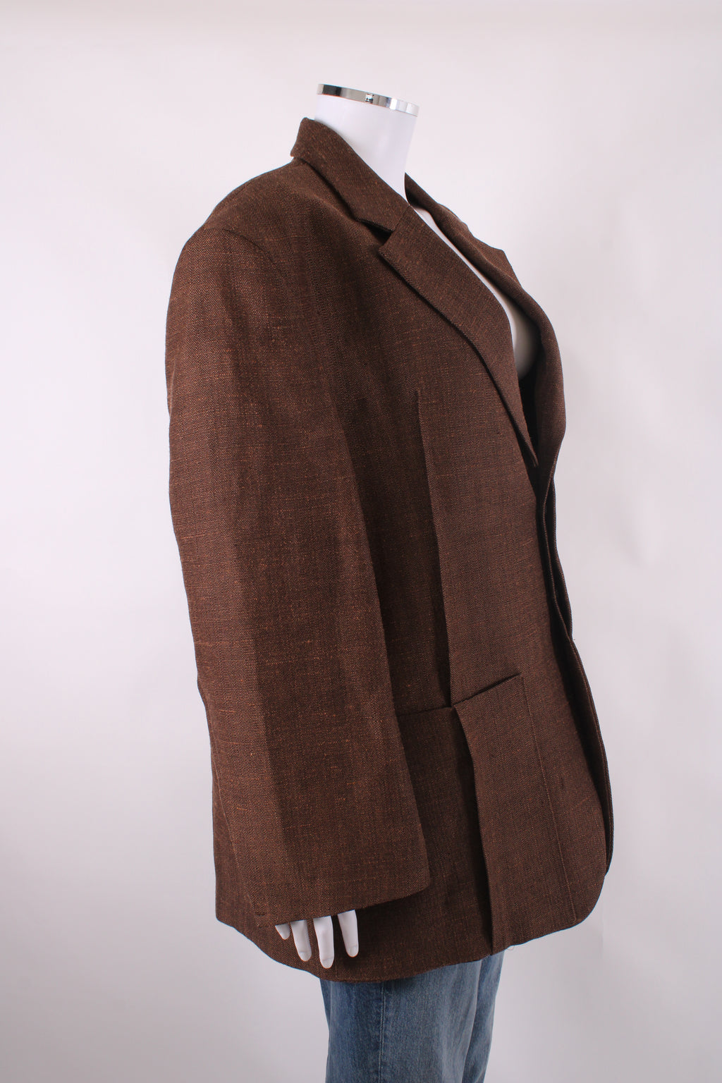 Jacquemus Le Raphia Blazer Brown 44
