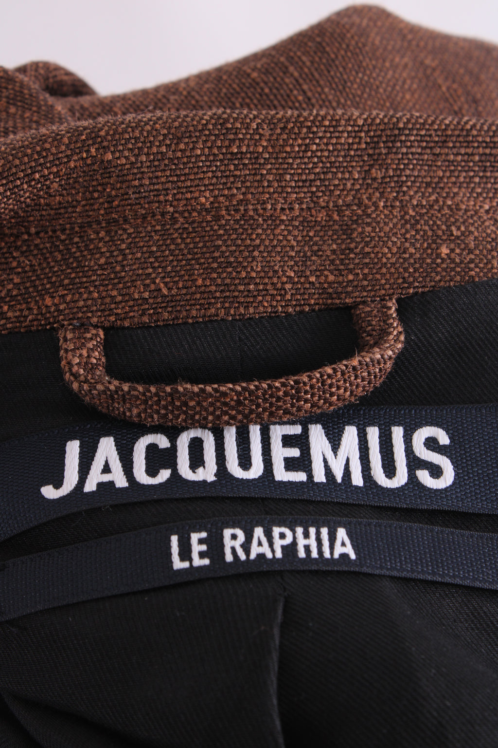 Jacquemus Le Raphia Blazer Brown 44