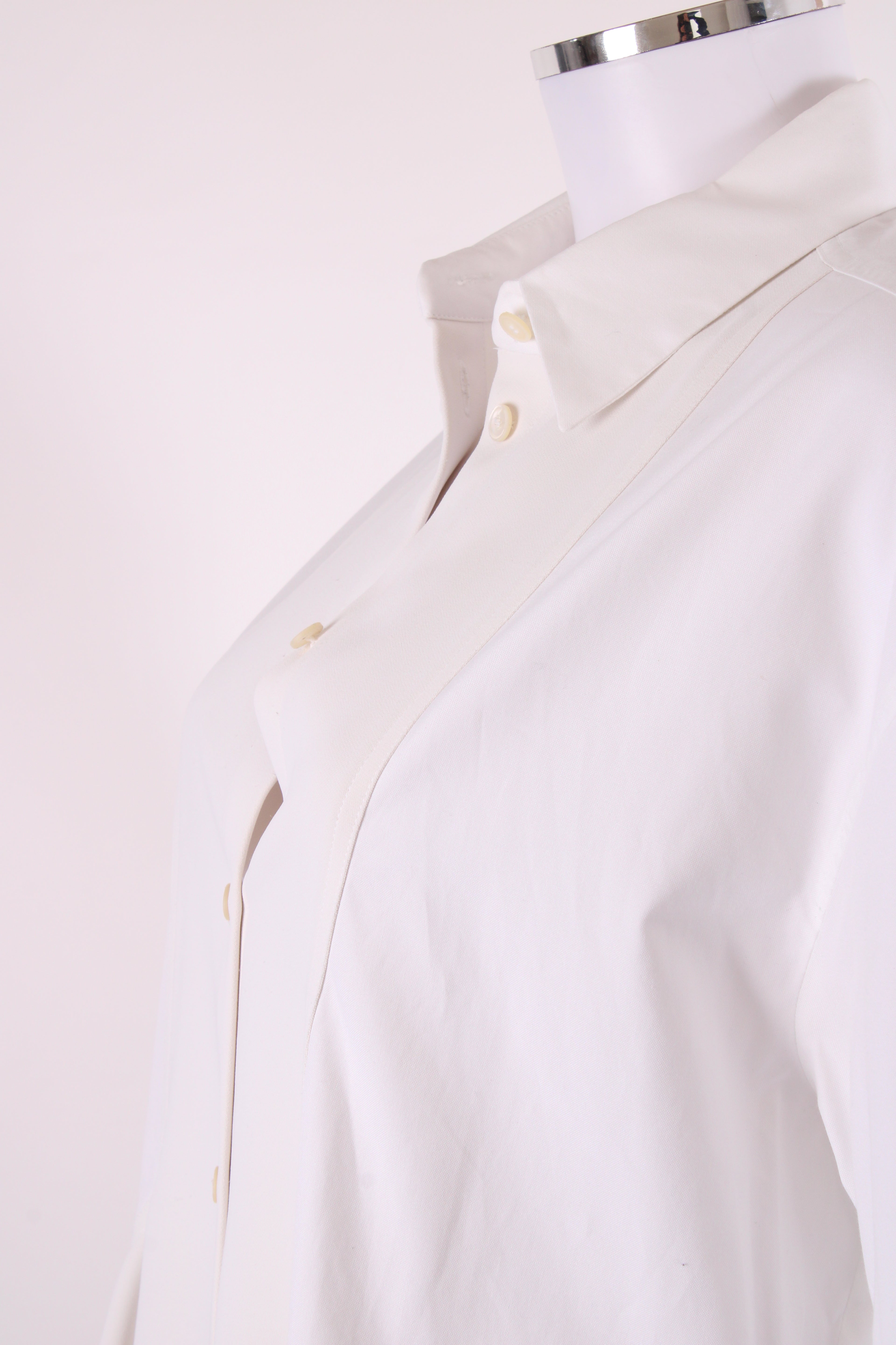 Balenciaga Panelled Shirt White 38