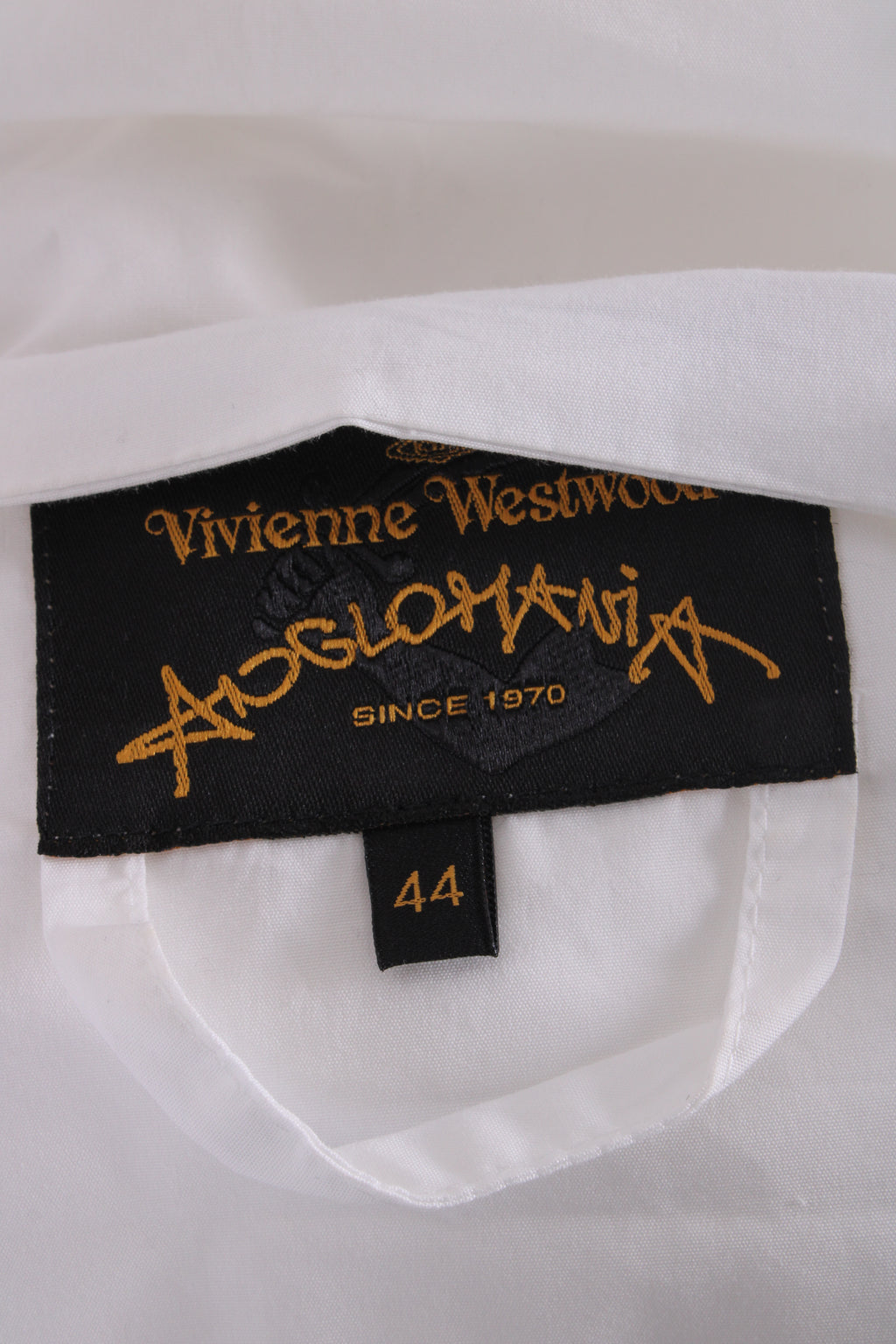 Vivienne Westwood Anglomania Draped Asymmetric Shirt White 44