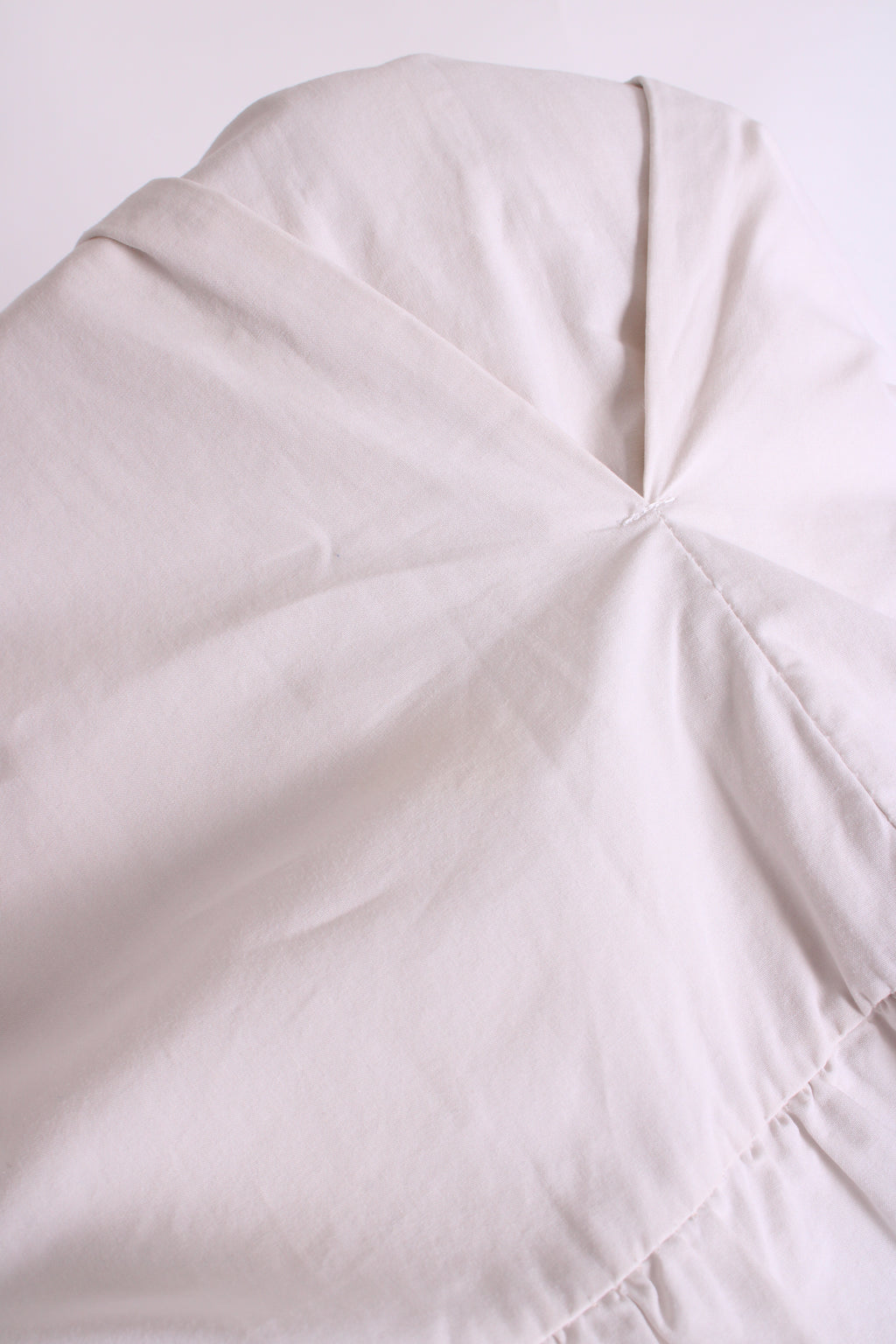SENES ruffle cotton long sleeve dress White S