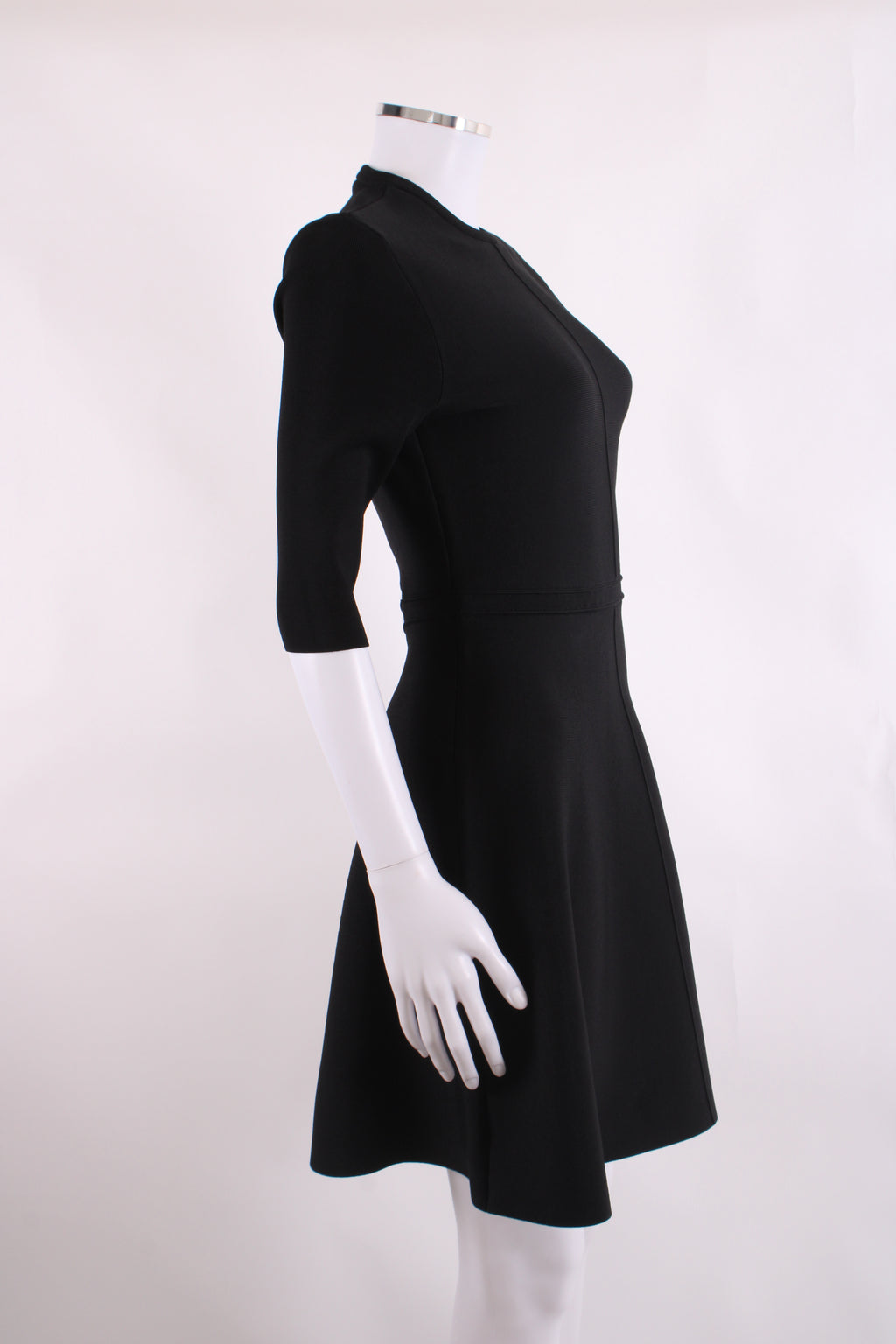 Victoria Victoria Beckham S/S Rib Knit Dress Black 10