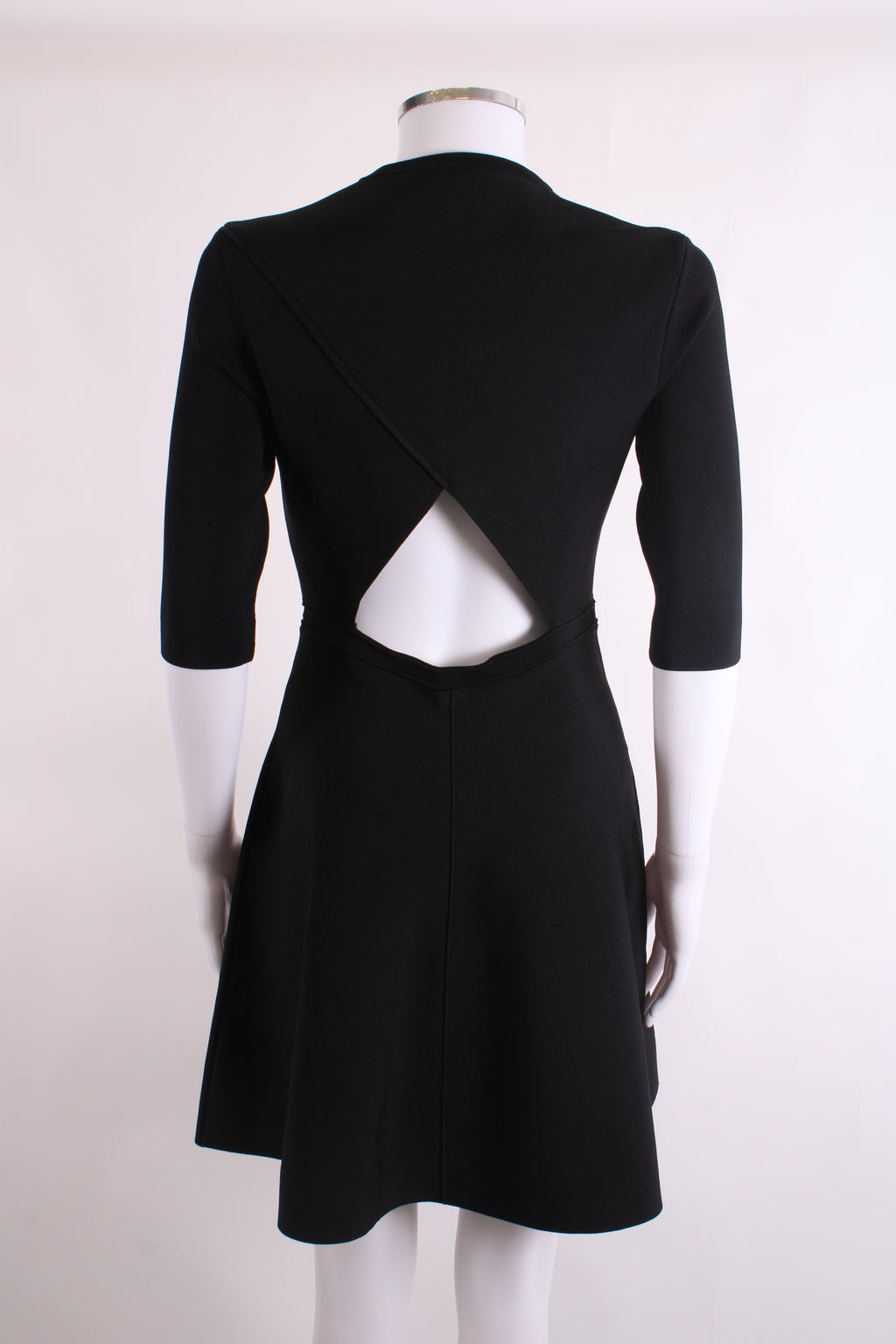 Victoria Victoria Beckham S/S Rib Knit Dress Black 10