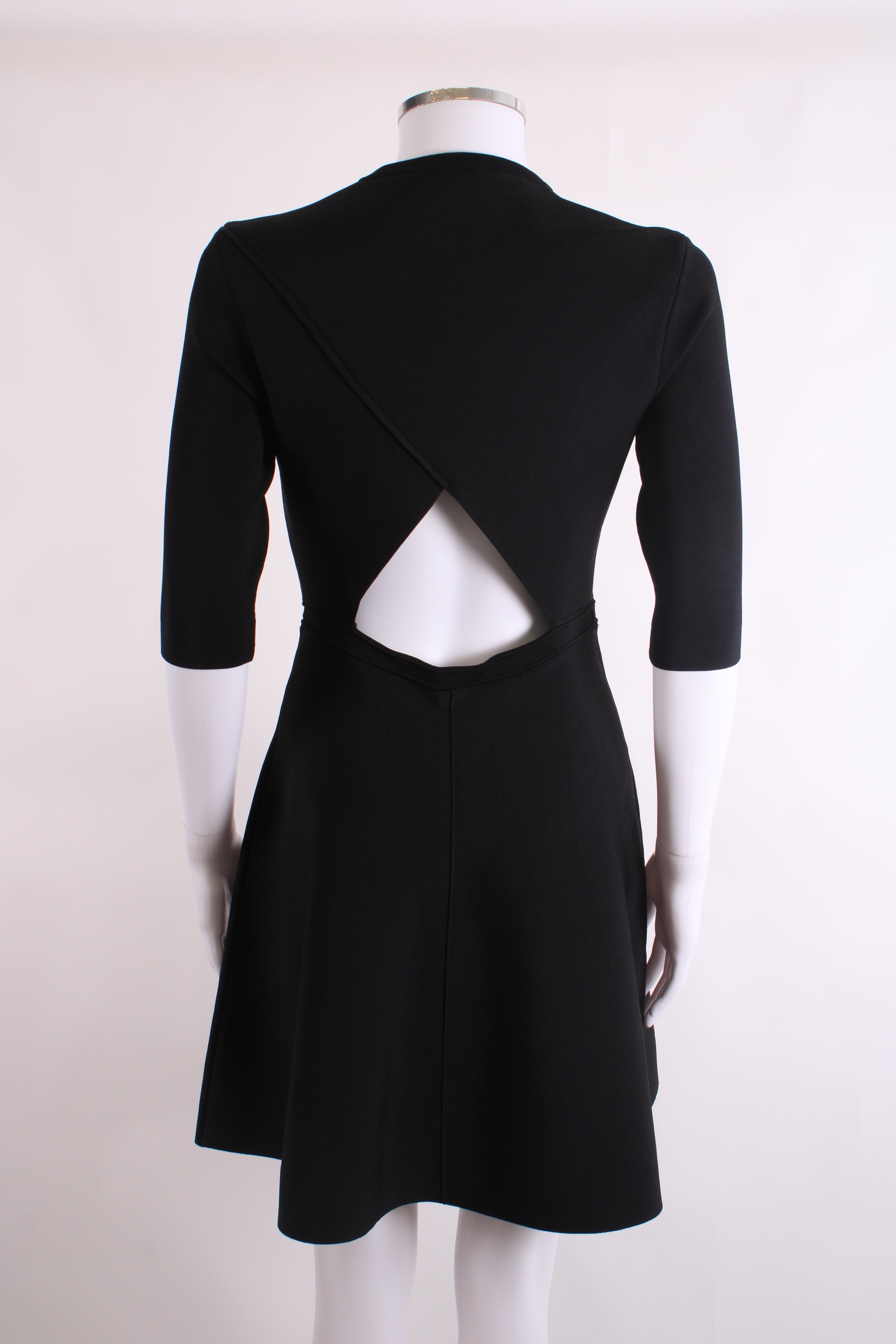 Victoria Victoria Beckham S/S Rib Knit Dress Black 10
