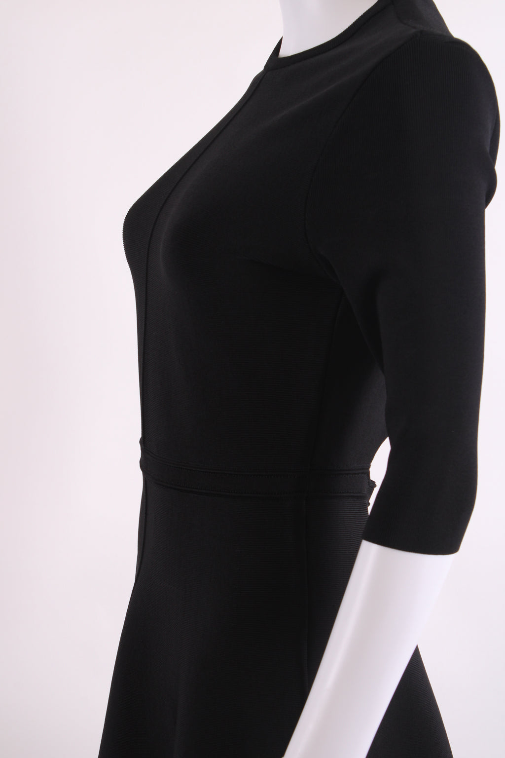 Victoria Victoria Beckham S/S Rib Knit Dress Black 10