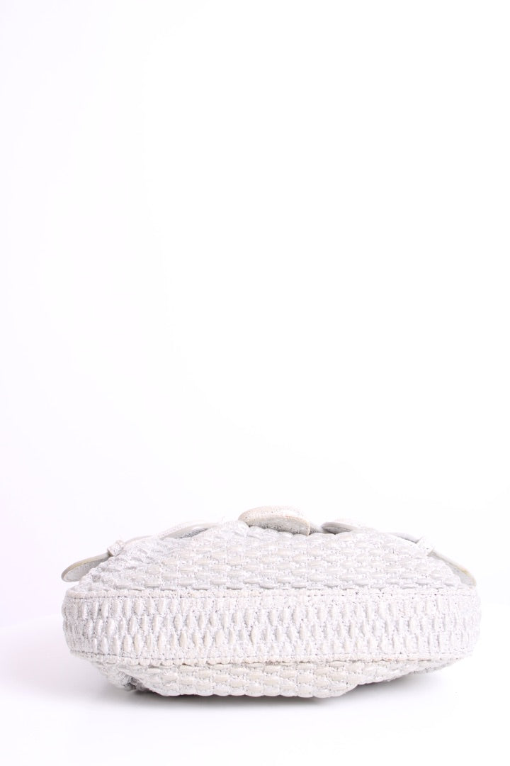 Fendi Mini B Bis Evening Bag Silver