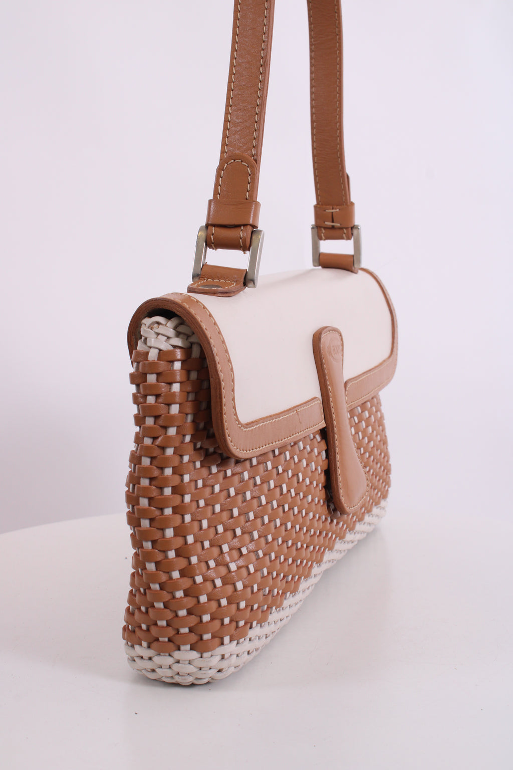 TODS Women Handbag Tan/ Cream