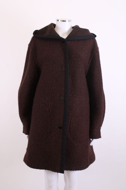 See By Chloe Hooded Coat Brown M