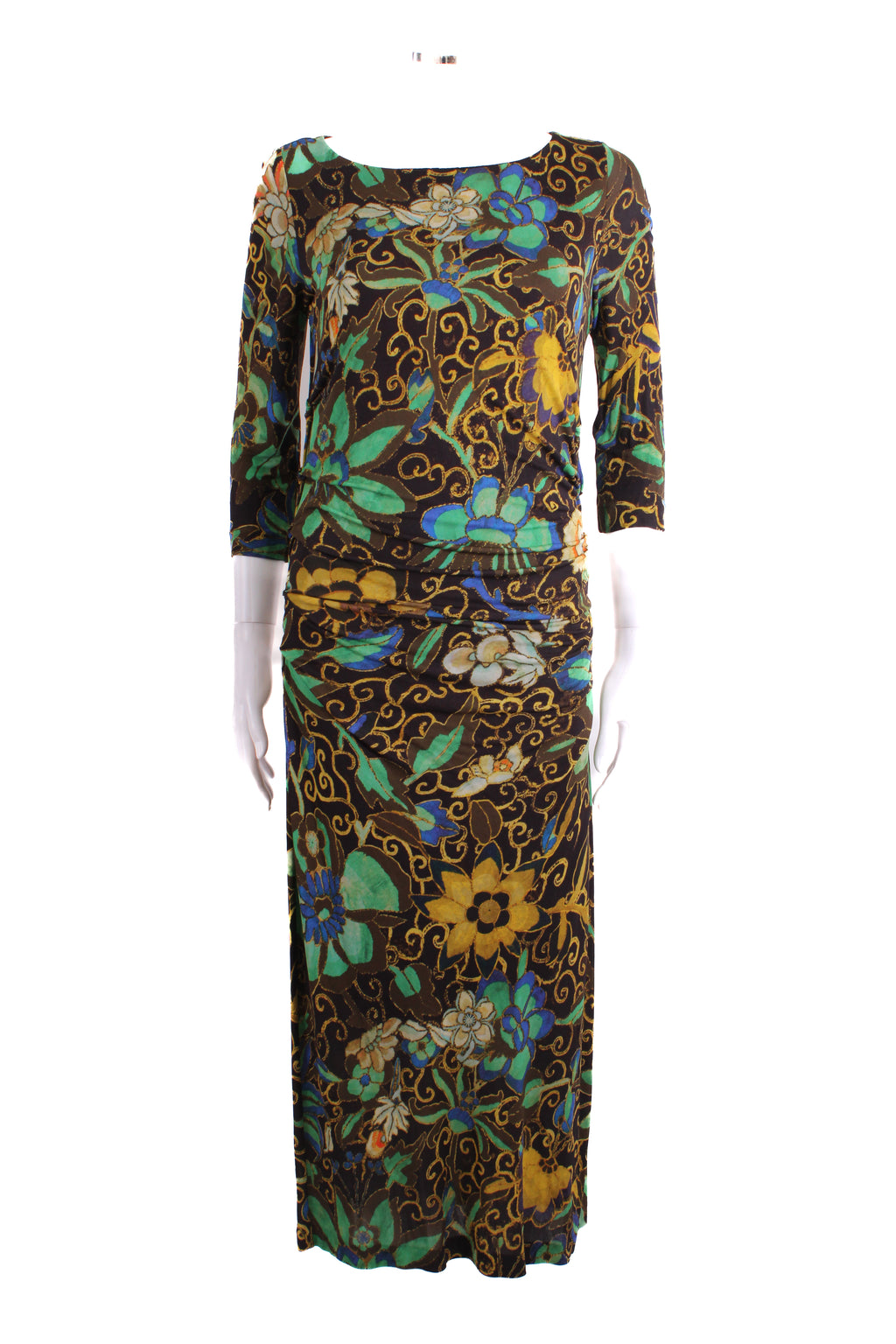 Etro Printed Dress Brown 46