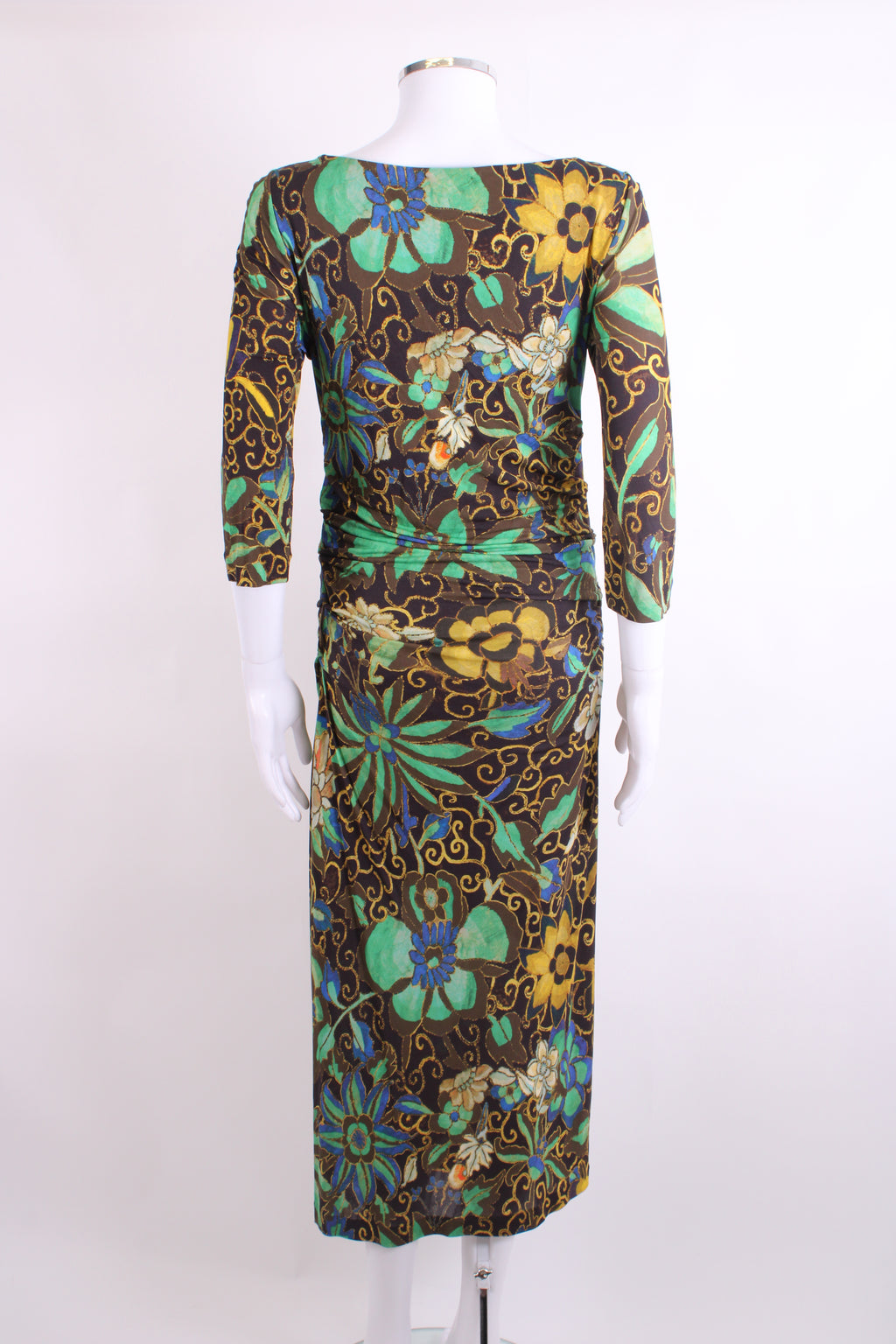 Etro Printed Dress Brown 46