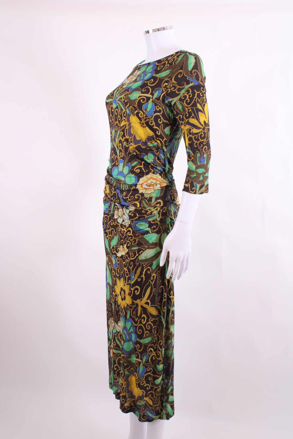 Etro Printed Dress Brown 46