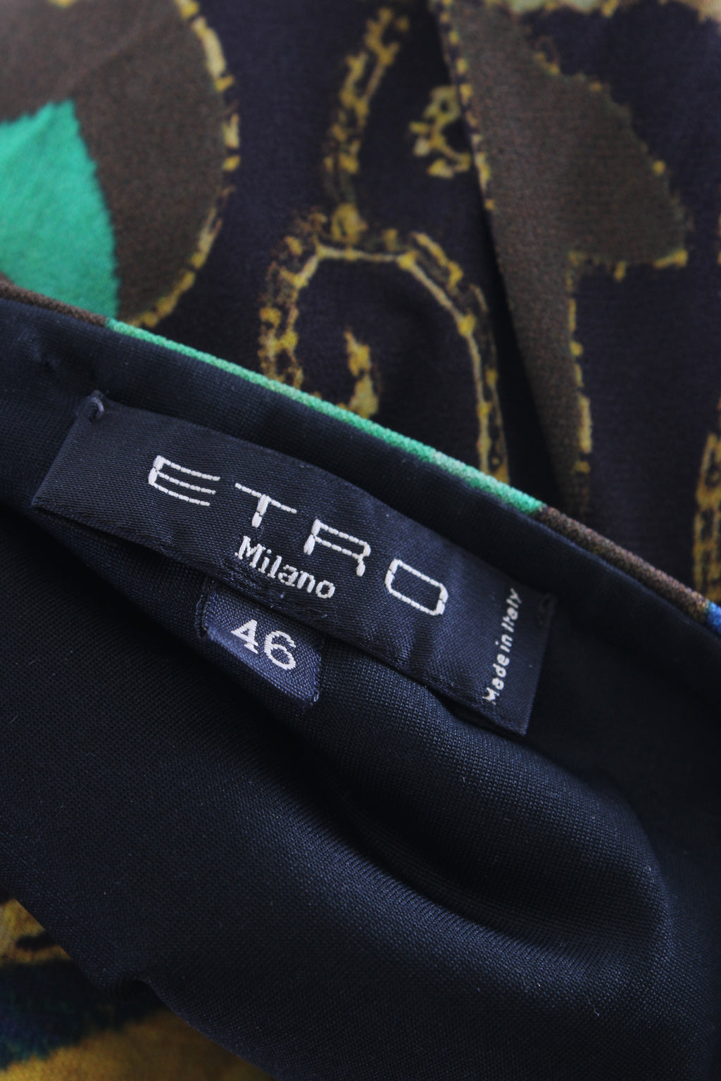 Etro Printed Dress Brown 46