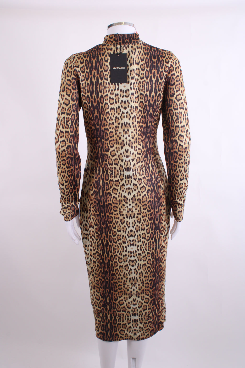 Roberto Cavalli Leopard Cut Out Dress Leopard 42