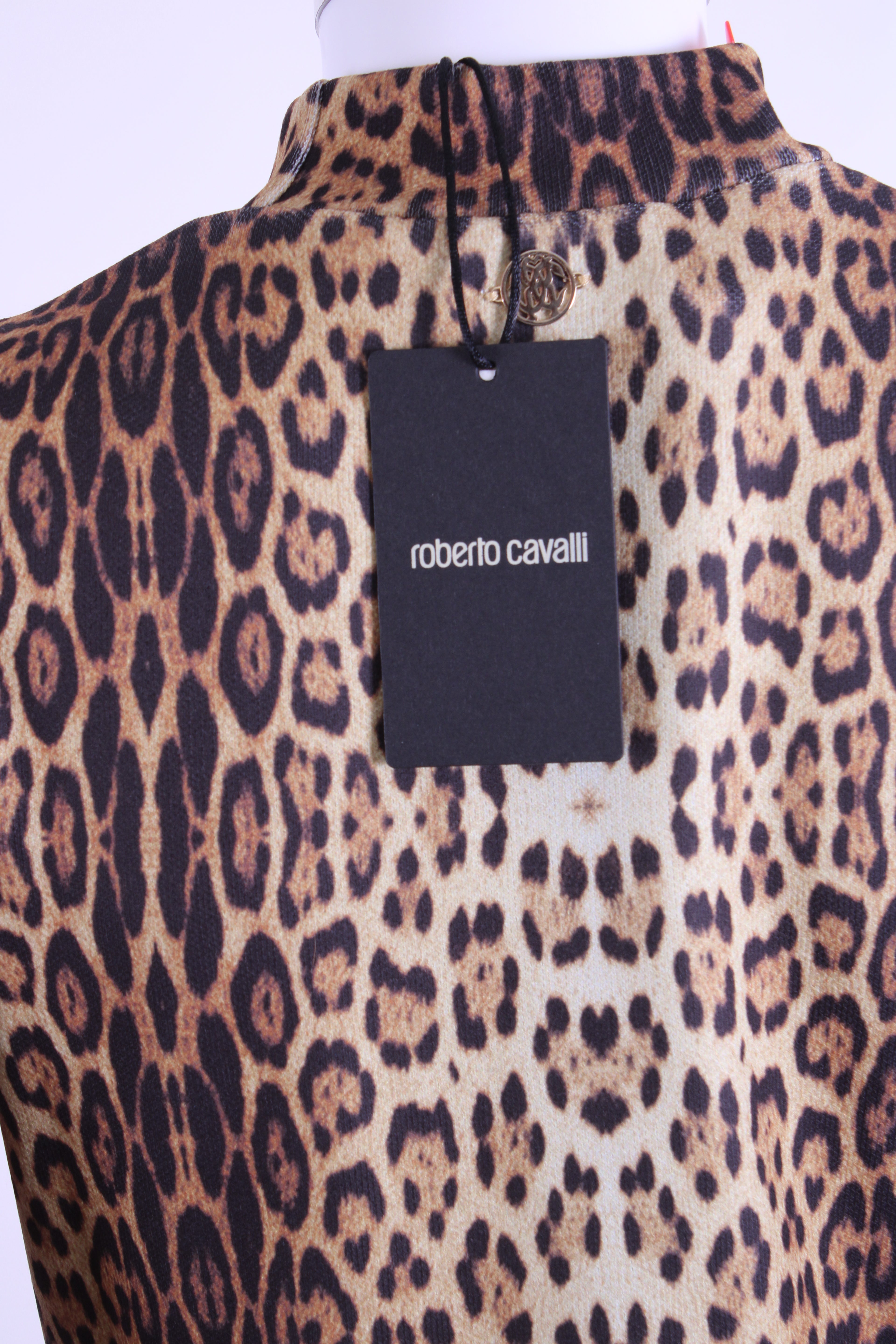 Roberto Cavalli Leopard Cut Out Dress Leopard 42