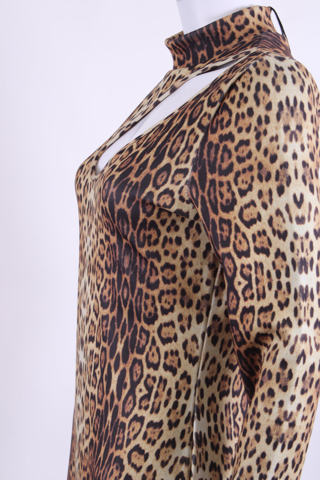 Roberto Cavalli Leopard Cut Out Dress Leopard 42