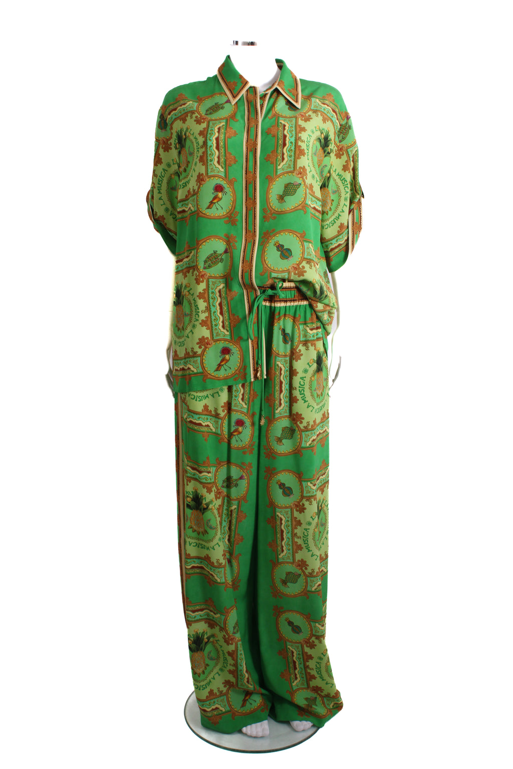Alemais La Musica Print Co-ord Green 12