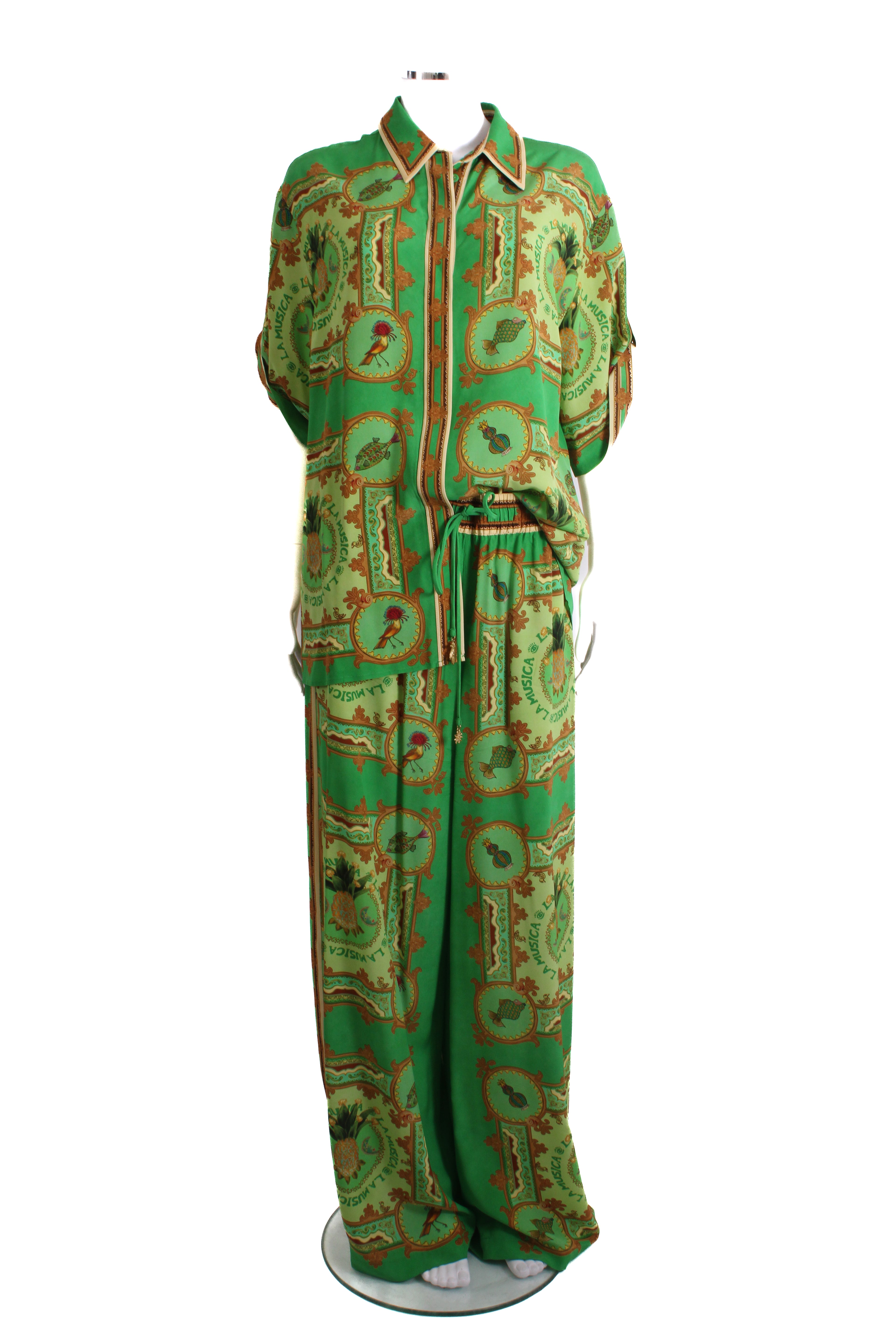 Alemais La Musica Print Co-ord Green 12