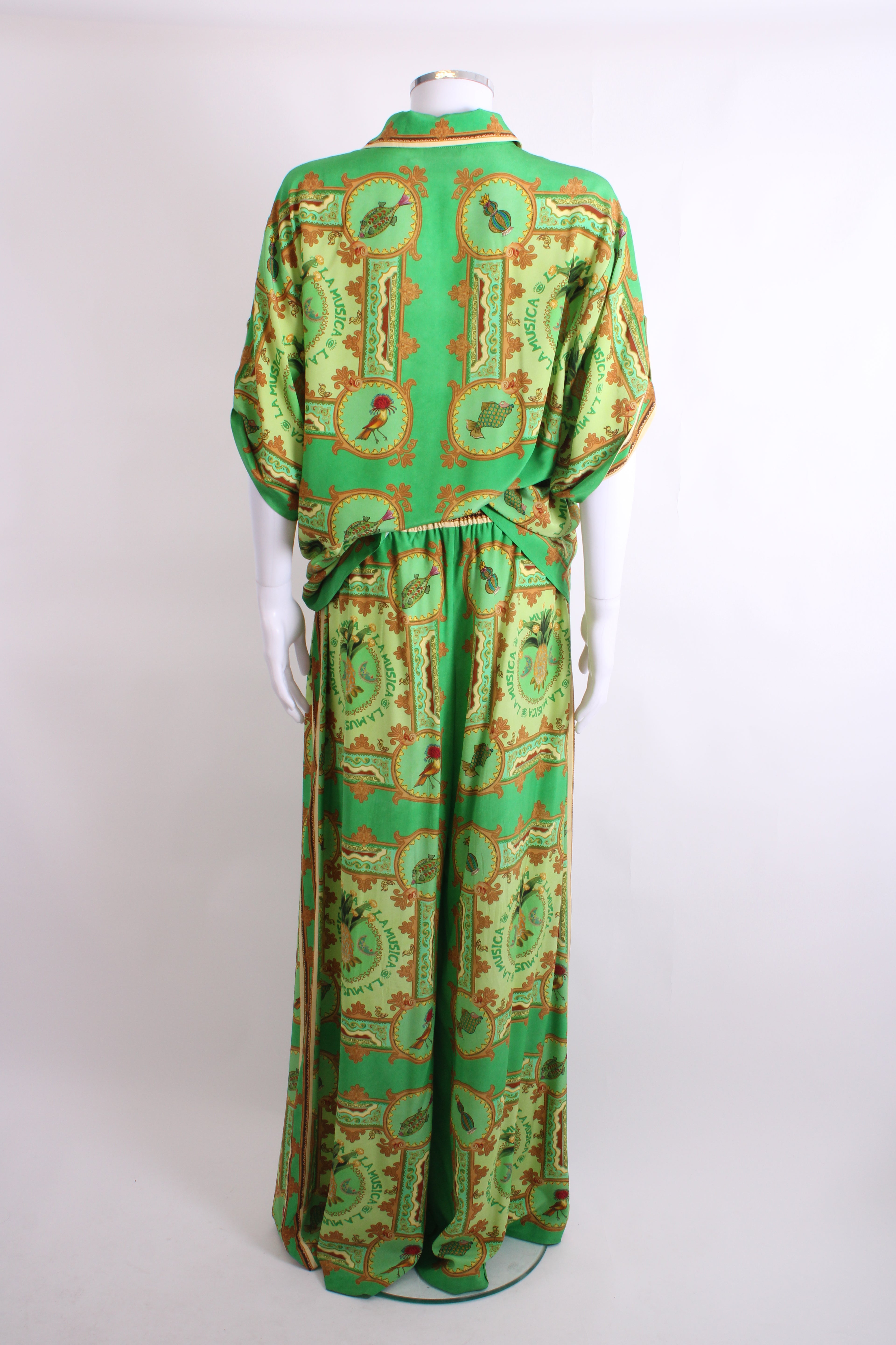 Alemais La Musica Print Co-ord Green 12