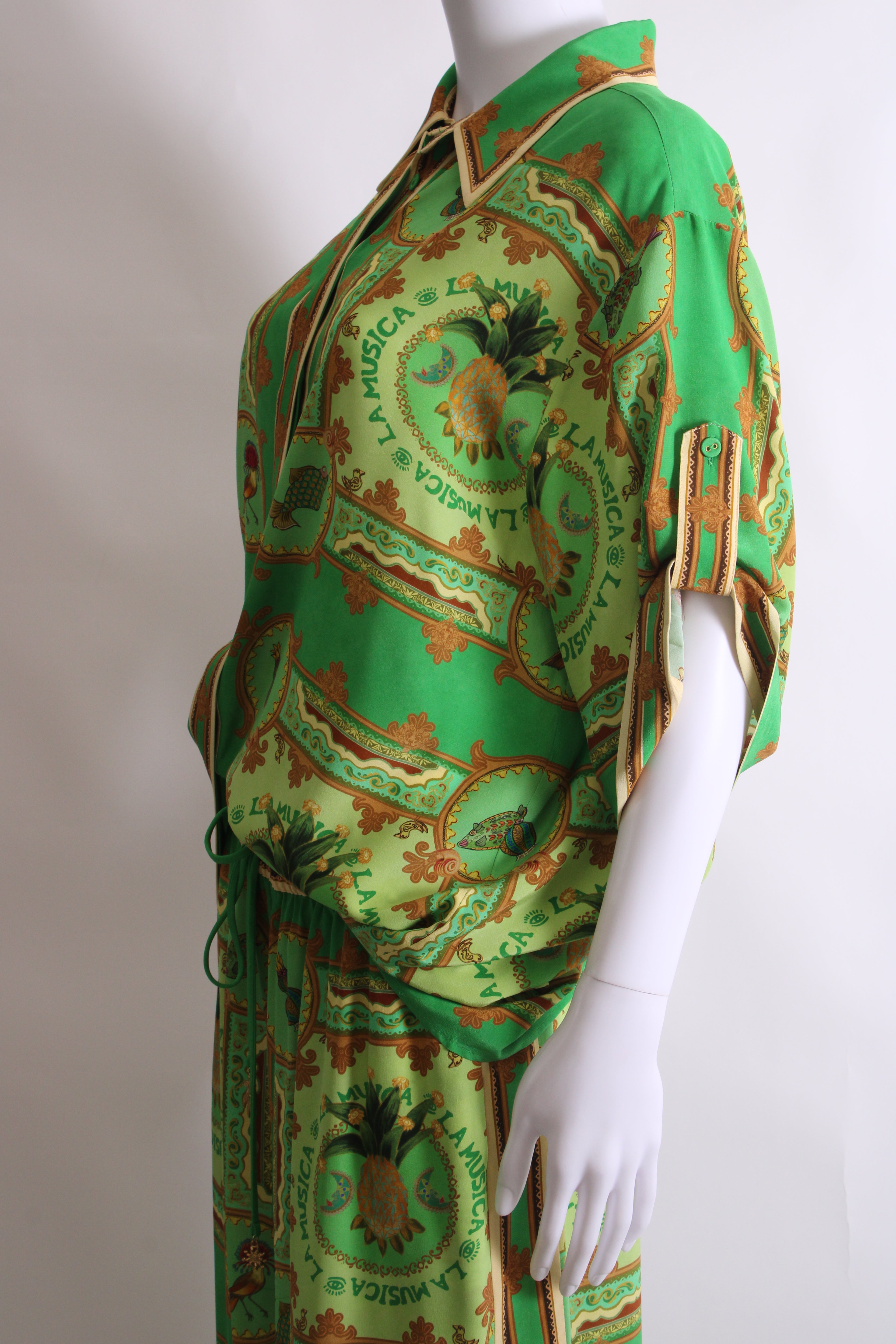 Alemais La Musica Print Co-ord Green 12