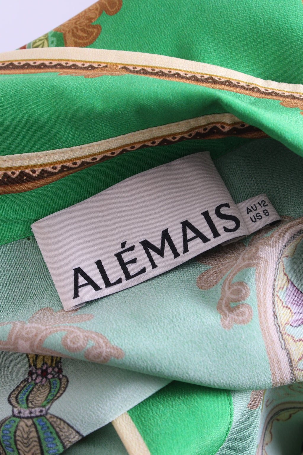 Alemais La Musica Print Co-ord Green 12