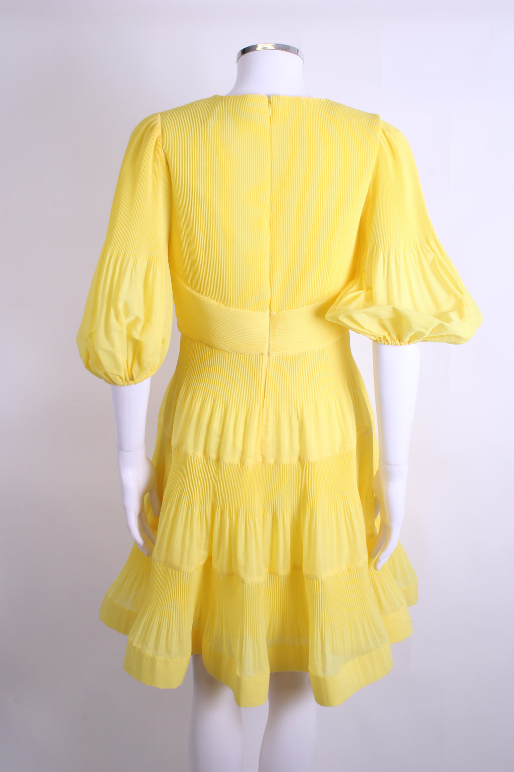 Zimmermann S/S Pleated Dress Yellow 12