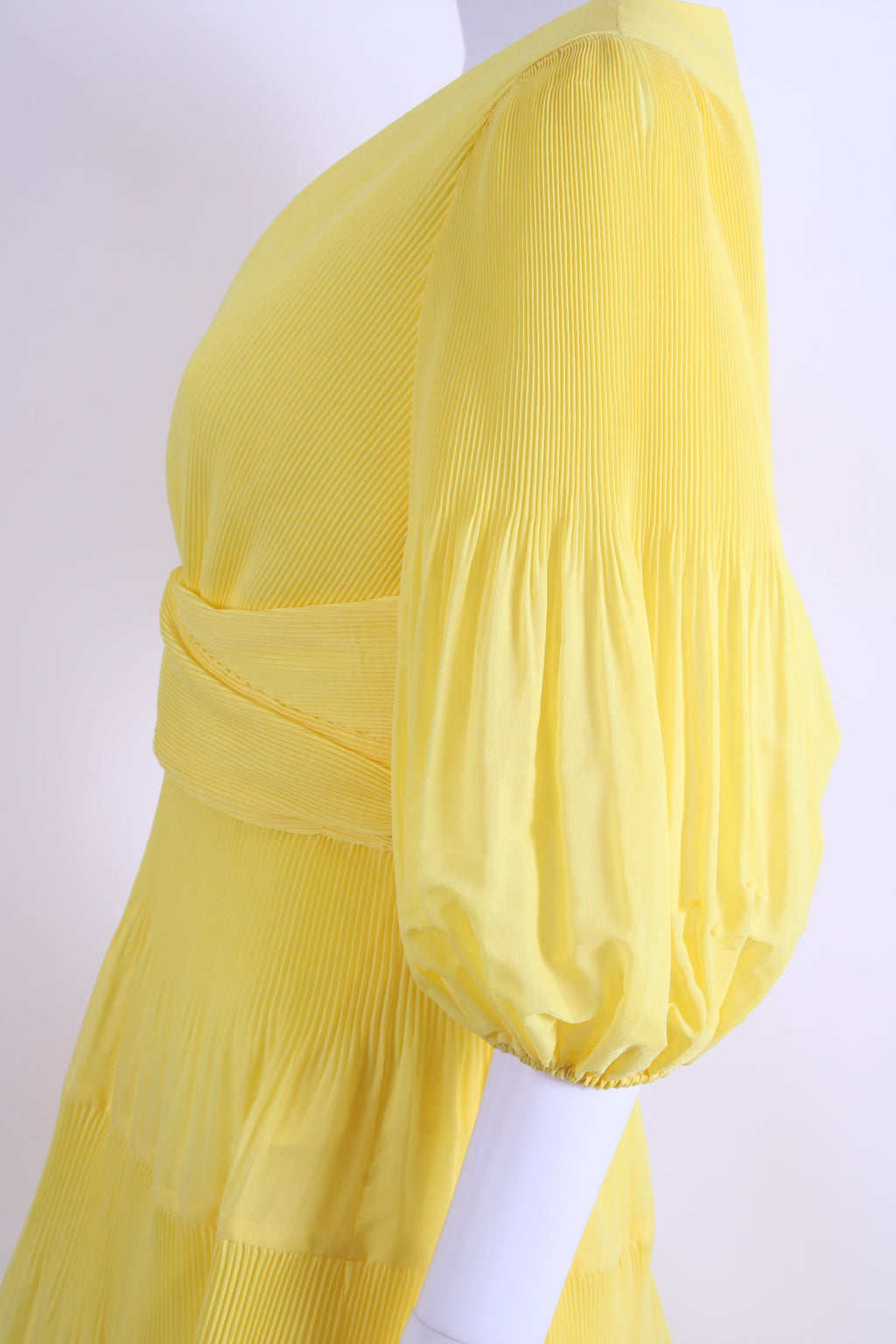 Zimmermann S/S Pleated Dress Yellow 12