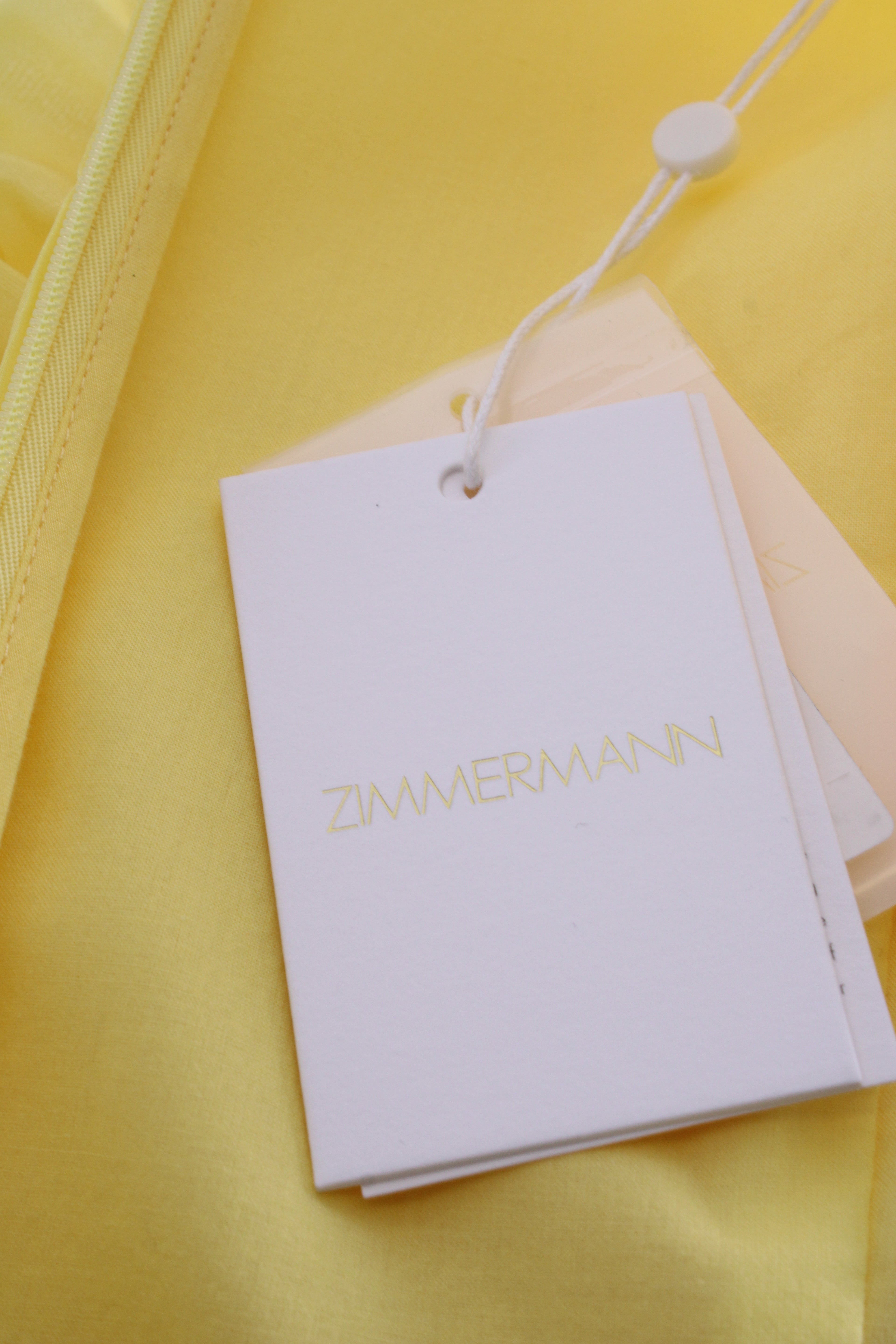 Zimmermann S/S Pleated Dress Yellow 12