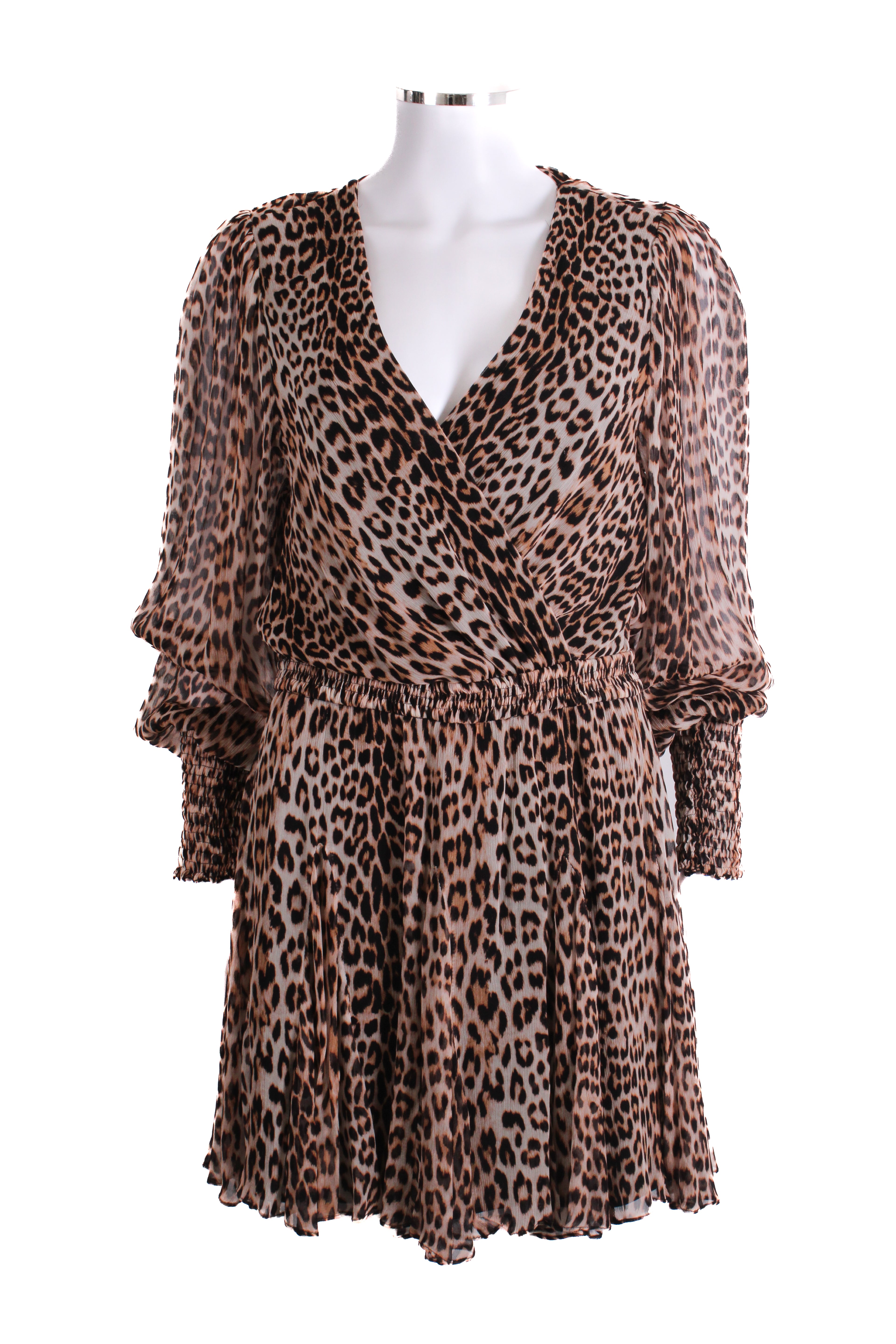 Bec & Bridge L/S Dress Leopard Print 12