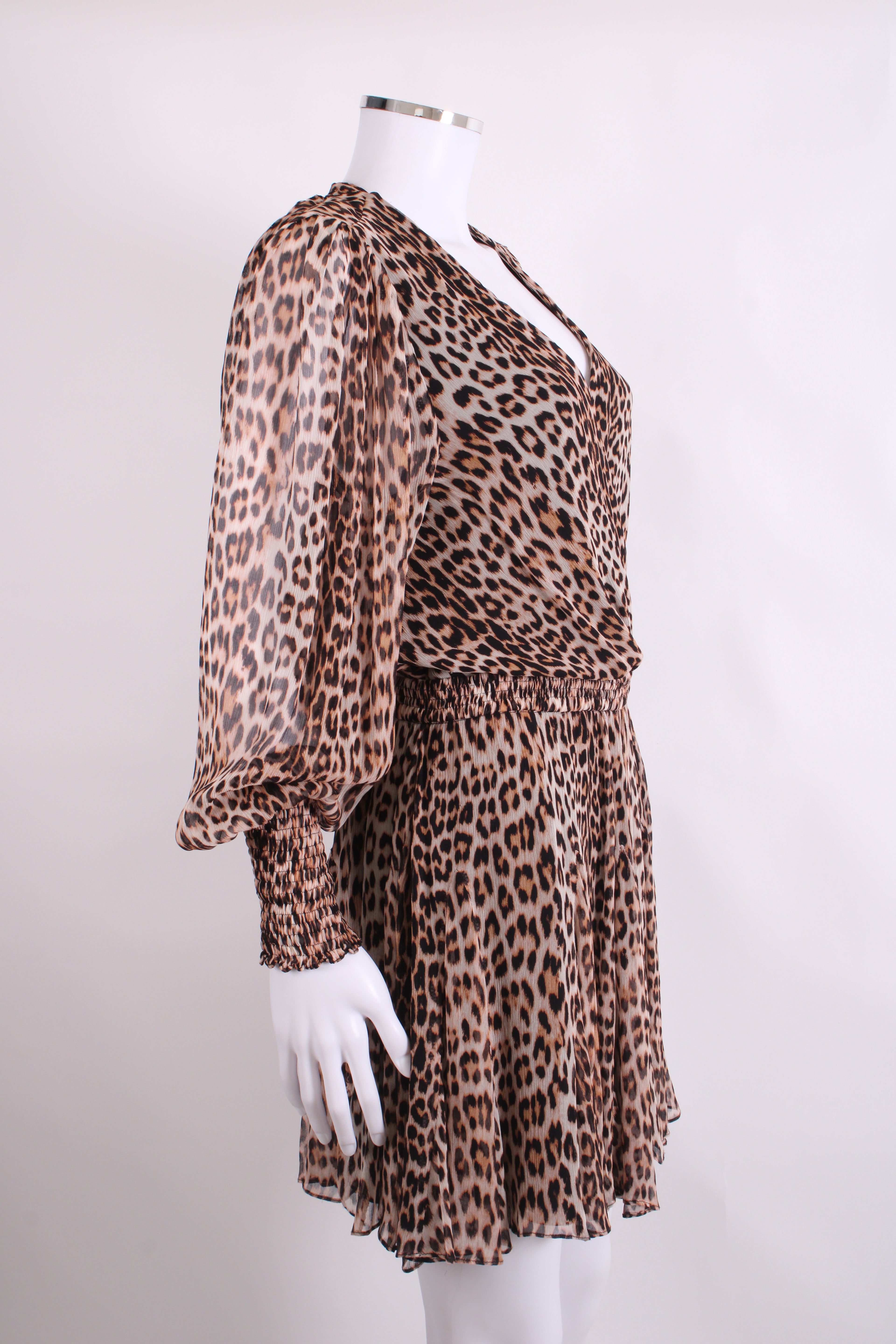 Bec & Bridge L/S Dress Leopard Print 12