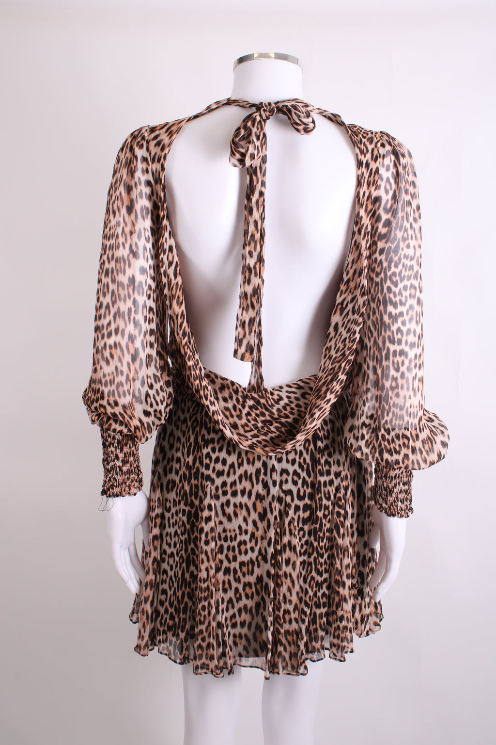 Bec & Bridge L/S Dress Leopard Print 12