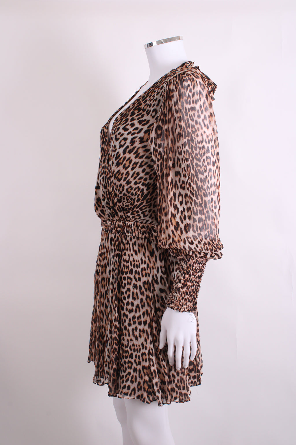 Bec & Bridge L/S Dress Leopard Print 12
