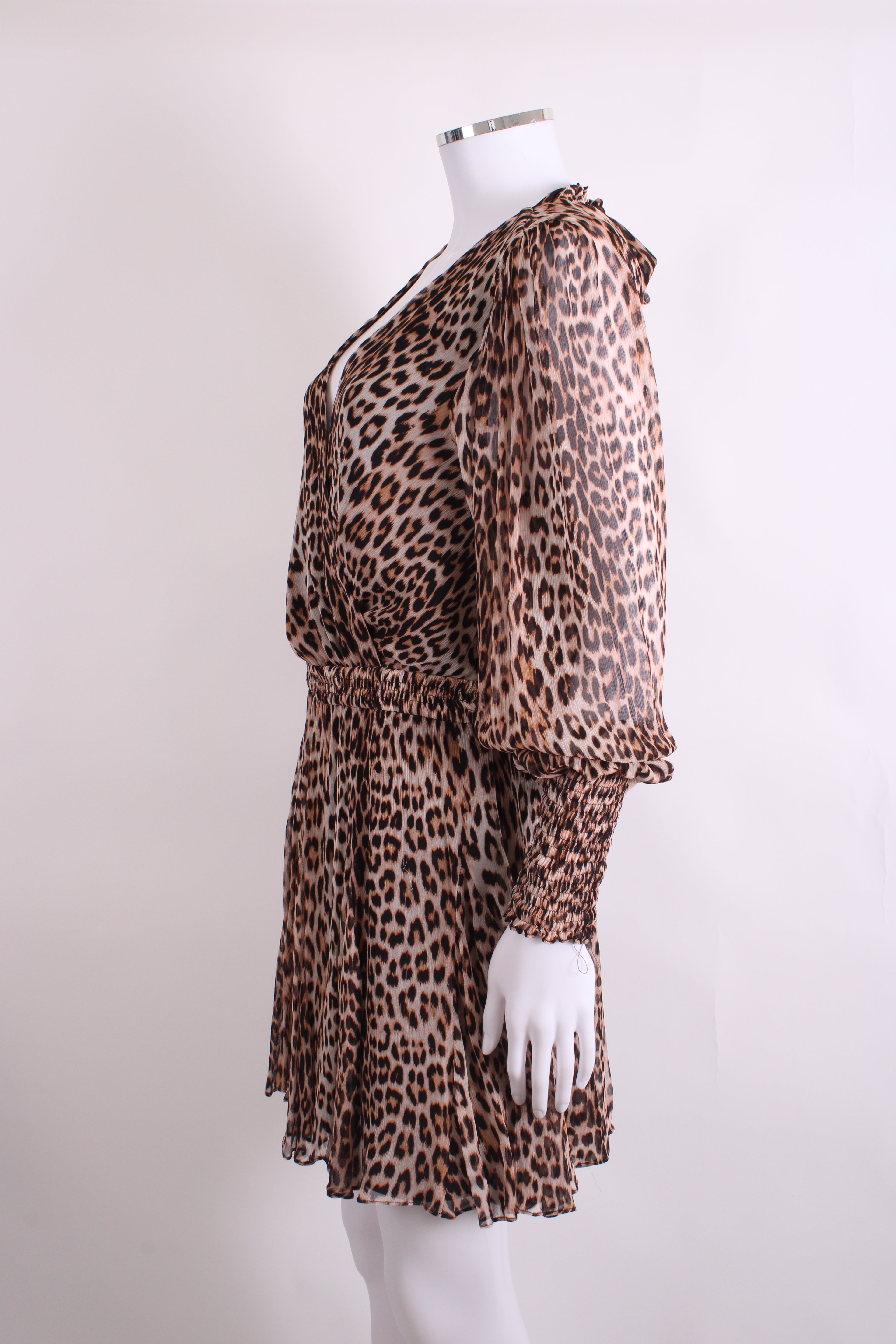 Bec & Bridge L/S Dress Leopard Print 12
