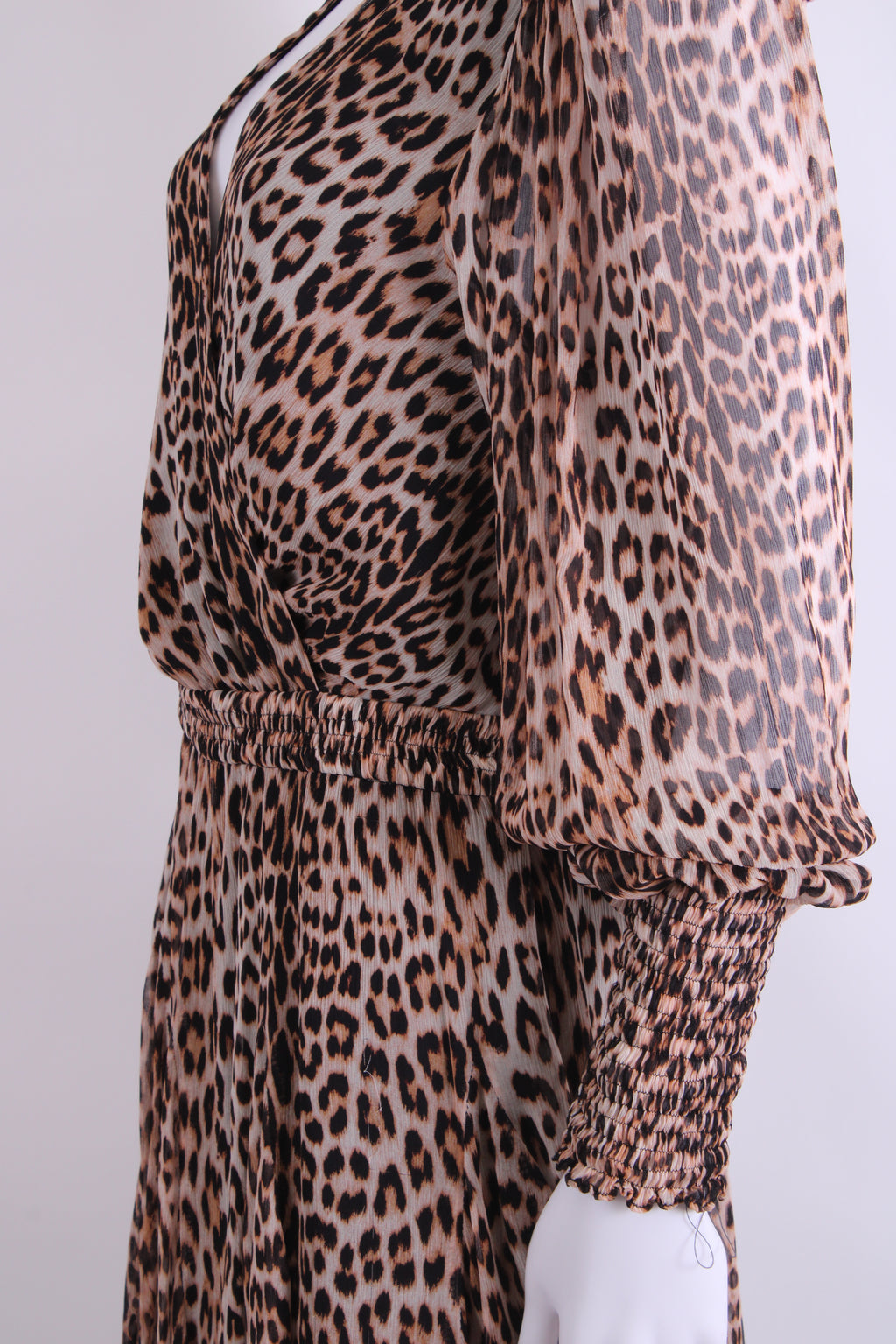 Bec & Bridge L/S Dress Leopard Print 12