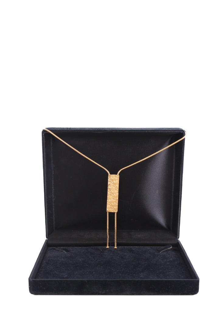 Dior Monogram Trotter Necklace Gold Colour
