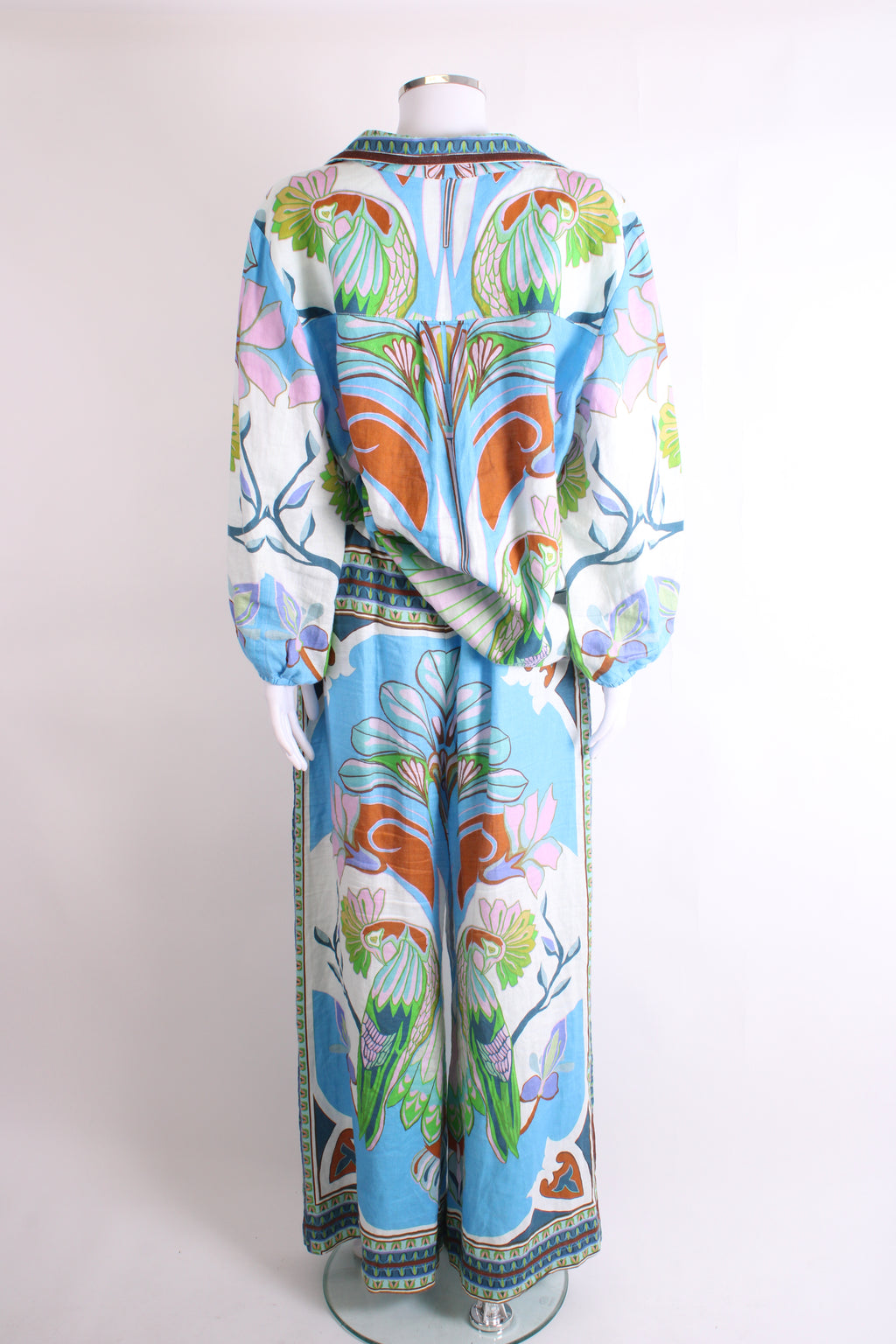 Lug Von Siga Print Shirt/ Trouser Co-ord Multi Coloured 14