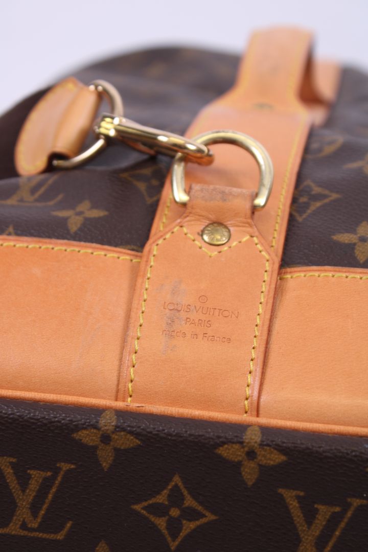 Louis Vuitton Monogram Sac Marin Sailor Travel Bag Brown/ Tan