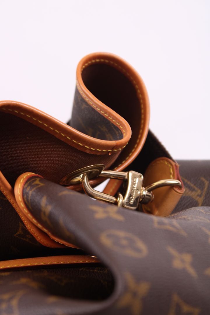 Louis Vuitton Monogram Sac Marin Sailor Travel Bag Brown/ Tan