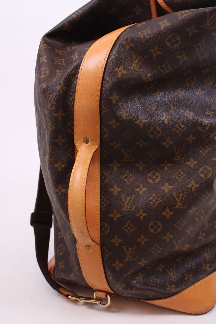 Louis Vuitton Monogram Sac Marin Sailor Travel Bag Brown/ Tan