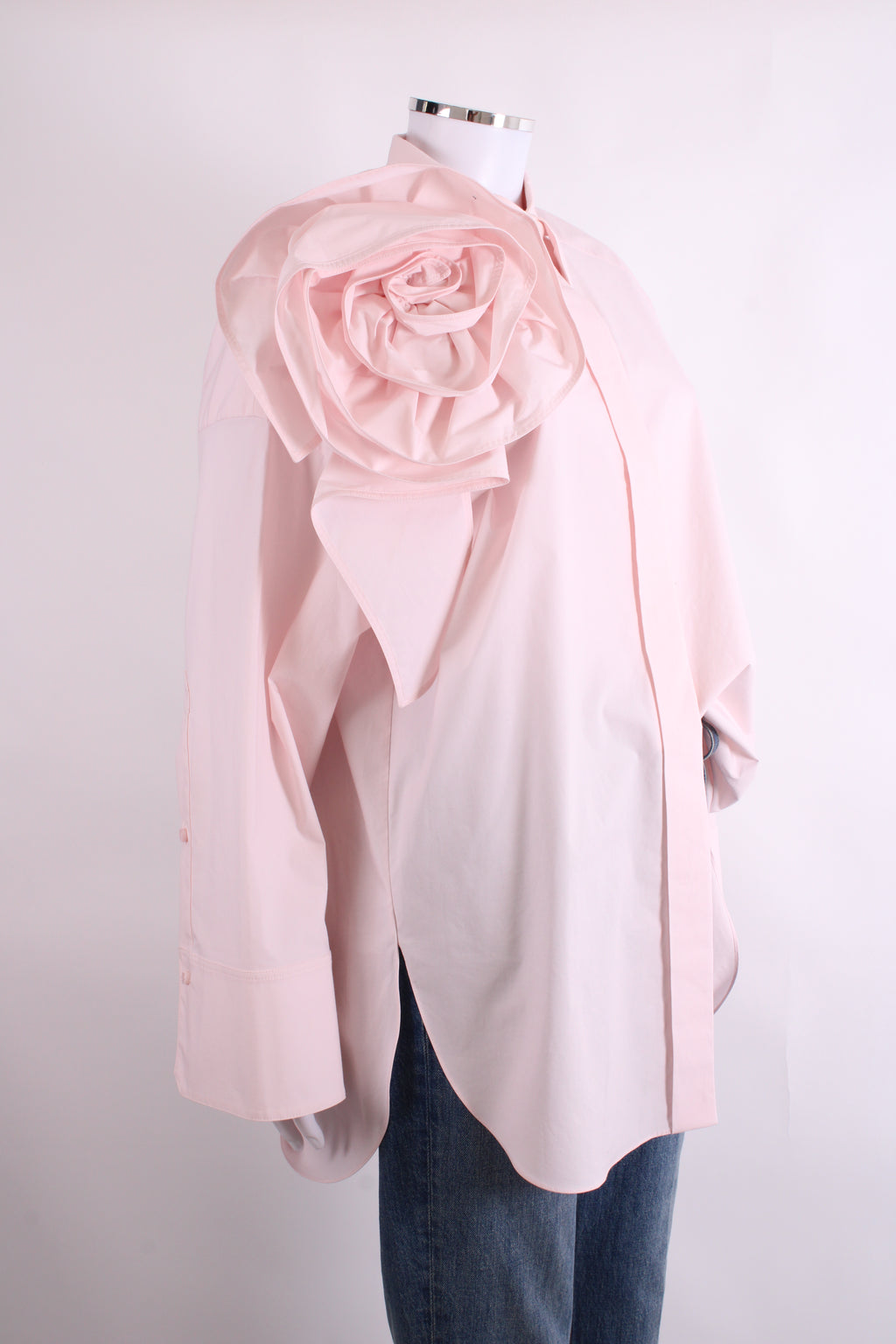 Dorothee Schumacher L/S Floral Applique Shirt Pink 14